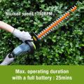 WORKPRO 20V Cordless Electric Household Trimmer Quick Charge Rechargeable Hedge Trimmer Pruning Saw Tools For Garden with Blade