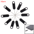 10Pcs Black Universal Sim Card Tray Pin Ejecting Removal Needle Opener Ejector for Smartphones Tablets