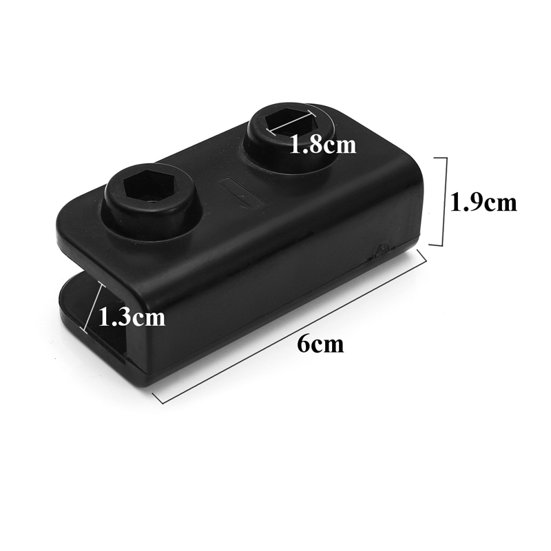 1/2/4 PCS Tent Rectangular Bracket Camping Canopy Connector Multifunction Tent Accessories Fixed Bracket Furniture