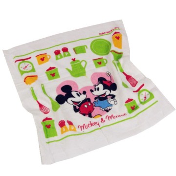 Disney Minnie Mickey Mouse Stitch Cotton Handkerchief Children Baby Travel Water Absorbing Towel Soft Face Hand Towels Gifting