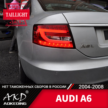 Tail Lamp For Car AUDI A6 2004-2008 A6 LED Tail Lights Fog Lights Day Running Light DRL Tuning Cars Accessories