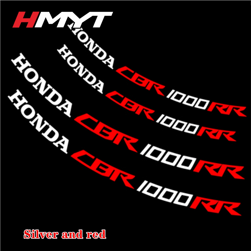 Motorcycle Sticker Honda CBR1000 Reflective Motor Bike Rim Decal Waterproof Custom Inner Rim Declas Wheel Reflective Stripes