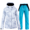 Winter Women Thick Warm Ski Suit Waterproof Windproof Skiing Snowboarding Jackets Pants Set Female Snow Costumes Outdoor Wear