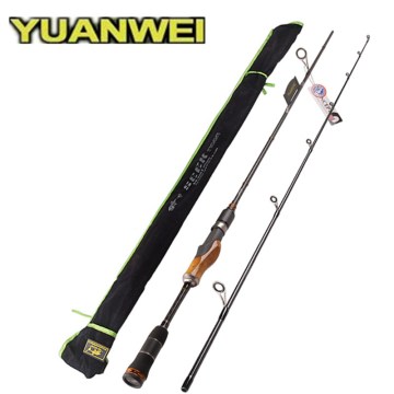 YUANWEI 1.98m 2.1m 2.4m Spinning Rod 2Sec ML/M/MH Wood Root Hand Carbon Lure Fishing Rod Stick Vara De Pesca Olta Fishing Tackle