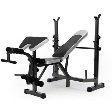 Fitness Equipment Home GYM Multifunctional Weightlifting Bed Bench Press Exercise Barbell bed Squat Rack Dumbbell Stool Set