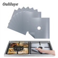 1/4PCS Gas Stove Protectors Mat For Cleaning Non-stick Oil Mat Kitchen Gas Stove Protectors Sheeting For Kitchen Cooktop Tools