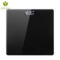 Floor Scales Body Fat Scale Glass Electronic Smart Scales USB Charging LCD Display Digital Bathroom Body Weight Scale Black