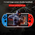 X40 Video Game 7.1 inch LCD Double Rocker Portable Handheld Retro Game Console Video MP4 Player TF Card for GBA/NES 3000 Games