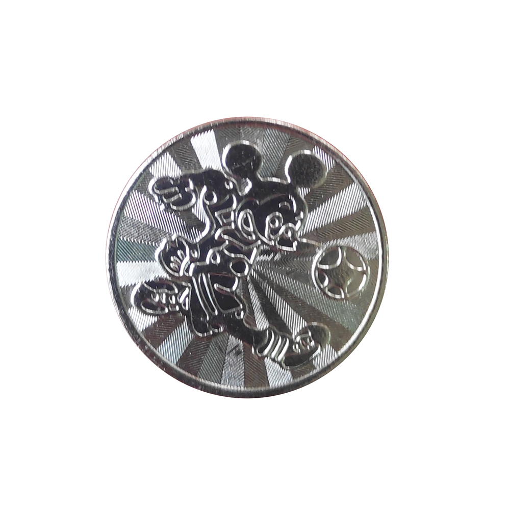 100pcs 25*1.85mm Lovely Arcade Game Coin Token Stainless Steel Coins Tokens for Arcade Amusement Cabinet Vending Machines