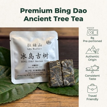 2026 Iceland Ancient Tree Raw Puerh Tea Spring First Flush 8g Independent Aluminum Foil Sachets Portable Single