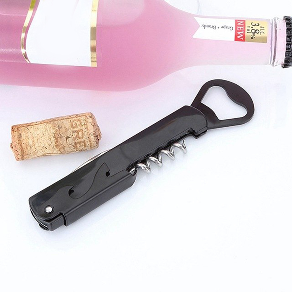 4 in1 Stainless Steel Wine Beer Bottle Opener Corkscrew Multifunction Portable Wine Opener Kitchen Bar Tools Accessories