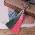 Mixed Colors Chinese Knots Ice Silk Tassels For DIY Jewelry Home Curtain Sewing Accessories Car Key Bag Pendant Craft Tassel