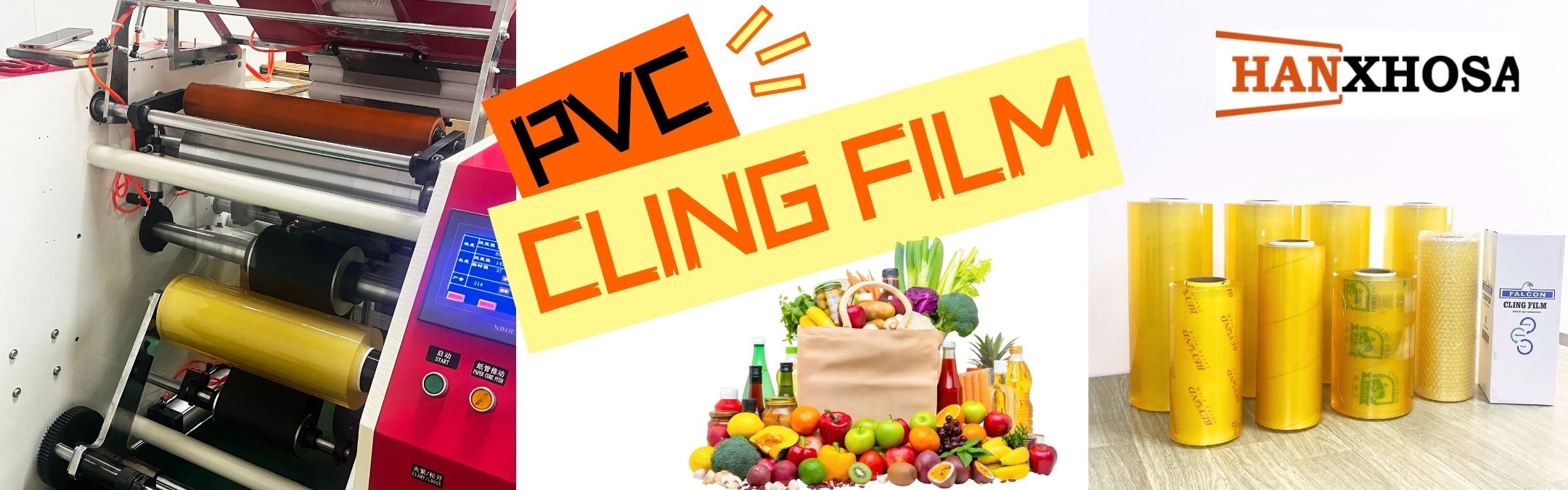 PVC Cling Film Jumbo Roll