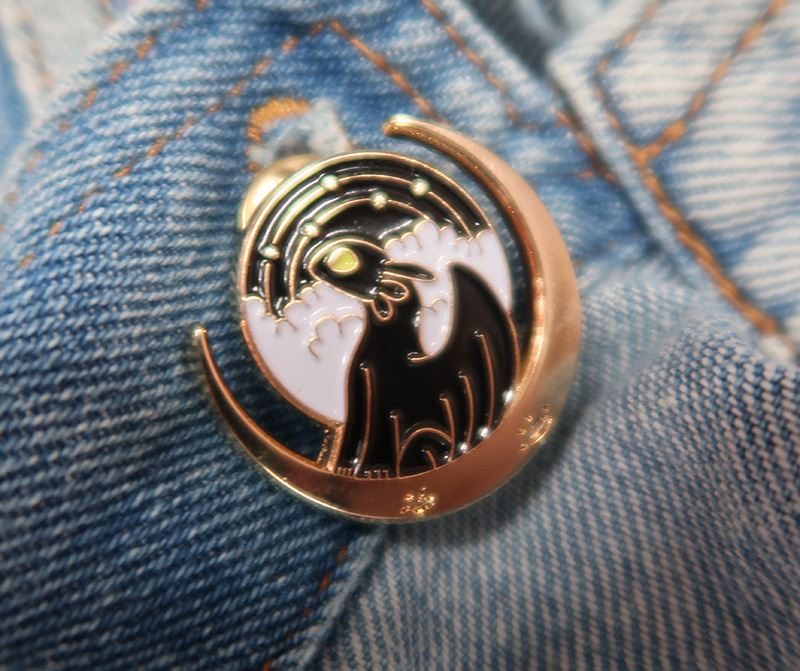 30mm Metal How to Train Your Dragon 3 Badge Toothless Night Fury Light Fury Brooches Cartoon Backpack Jeans Lapel Pin
