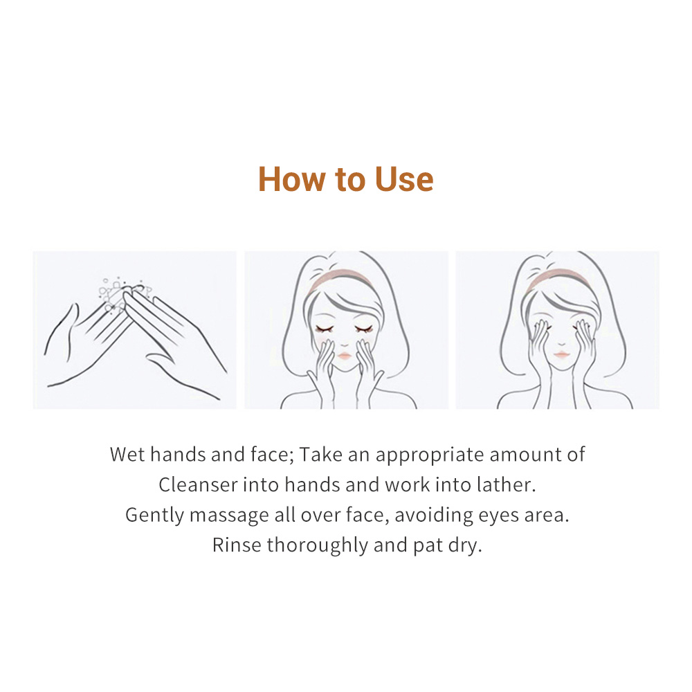 LANBENA Ectoin Anti- Allergy Repair Facial Cleanser Soothe For Sensitive Face Wash Foam Nourishing Moisturizing Skin Care 100g