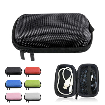 Waterproof Elliptical EVA Storage Cases Portable EVA Headphone Case For Cellphone USB Chargers Cables Earphone Cable Mp3