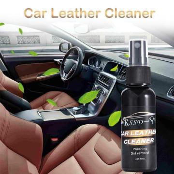 30/50ml Car Care Cleaner Polish Wax Interior Leather Seat Panel DashboardGlass Plastic Maintenance Clean Detergent Refurbisher