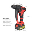 20V Lithium Battery Rotary Hammer Drill Brushless Cordless Hammer Electric Drill Screwdriver Power Tools