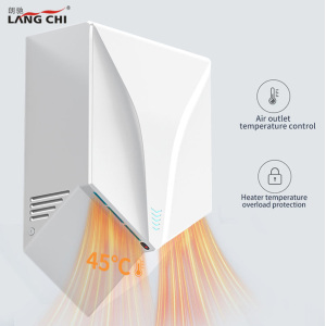 Sleek Diagonal Design Touchless Wall Mount Hand Dryer