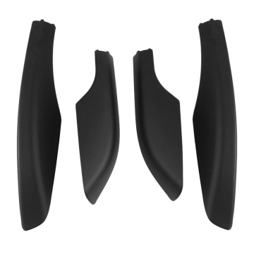 4PCS Black ABS Car Roof Luggage Rack Rail End Cover Shell Protector Fit for Toyota Fortuner 2004-2014