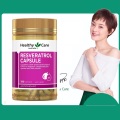 Healthy Care Resveratrol 180Caps Antioxidant Grape Seed OPC Support Women Skin Cardiovascular Immune System Health Anti-ageing