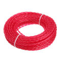 Nylon 15m*3mm Trimmer Line Rope Roll Cord Wire String Grass Strimmer Garden for Most Brush Cutters Length 15m Diameter 3mm Red