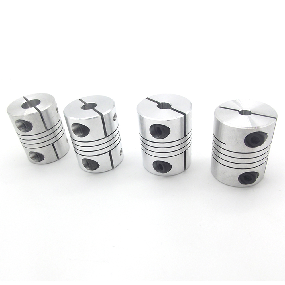4PCS 5X10MM D25L30 Aluminum Z Axis Flexible Coupling For Stepper Motor Coupler Shaft Couplings 3D Printer Parts Accessory