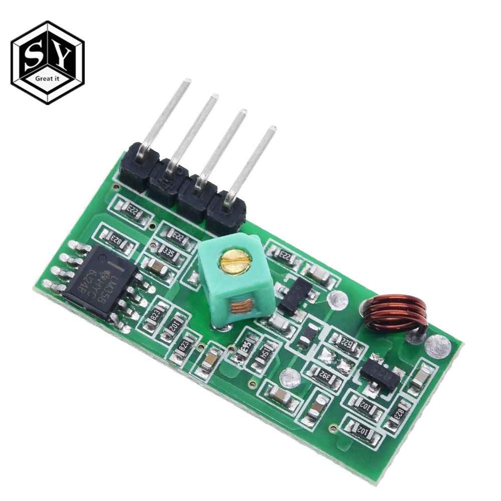 433 Mhz RF Transmitter and Receiver Module Link Kit for ARM/MCU WL DIY 433MHZ Wireless Remote Control for arduino Diy K0