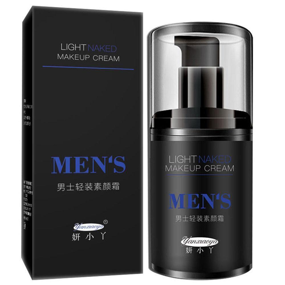 Men's Face Cream Concealer Acne Marks BB Cream Men's Color Makeup 50ml Foundation Natural Light Special S7O3