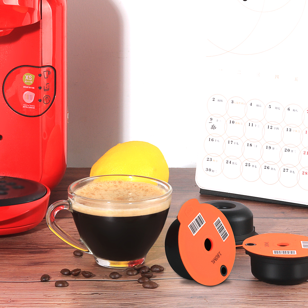 New Arrival Refillable Coffee Capsules Compatible With B 0sch Machine Tassim 0 Reusable Coffee Pod Crema Maker Eco-Friendly