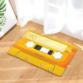 40 x 60 cm Door mat Flannel Plush Vintage Entrance Cassette Tape Anti-Slip Doormat Non Slip Door Floor Mats Carpet Rugs Decor