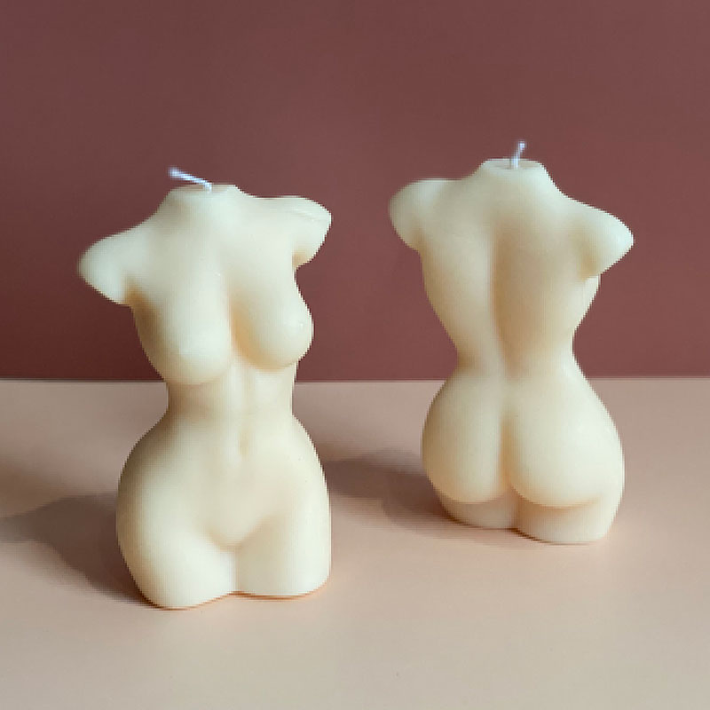 BAO GUANG TA European Style Female Body Candle Wax Model Making Artistic Body Shape Wax Model Home Decoration A2145