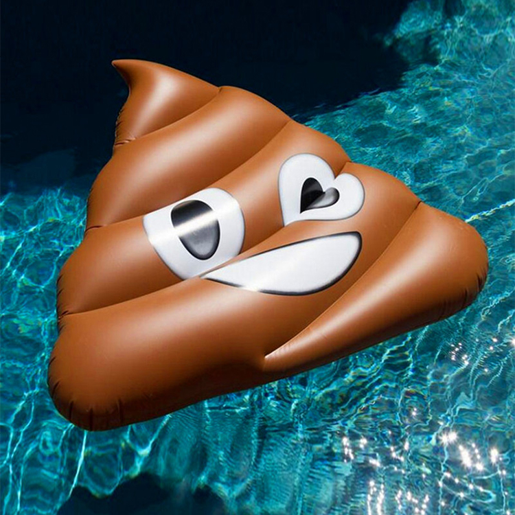 Pool Floats Adult Inflatable Poop Emoji Float Toy 7