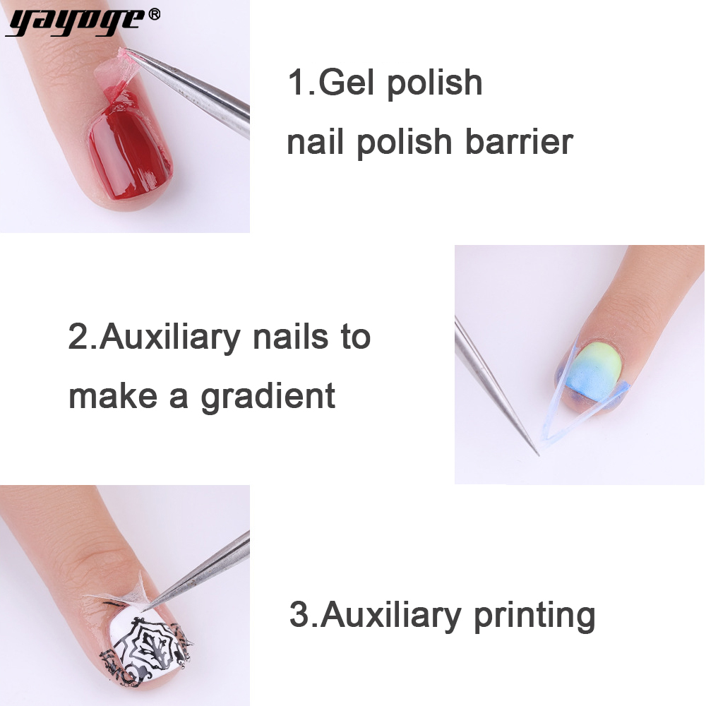 Yayoge 15ml Anti-freezing Peel Off Nail Art Latex Cuticle Guard Cuticle Protector Nail Polish Nail Art Latex Skin Care