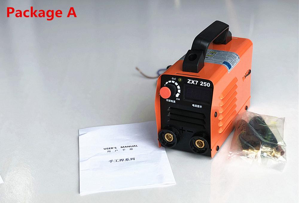 20-250A 220V Compact Mini MMA Welder Inverter ARC Welding Machine Stick Welder