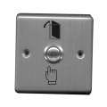Stainless Steel 16mm Metal Waterproof Momentary Self-reset Doorbell Push Button Switch With Aluminium Alloy Door Release Panel