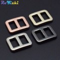 20pcs/pack 3/8" Metal Mix Colors Curve Tri-Glide Slider Adjustable Buckle for Bags Webbing 10mm