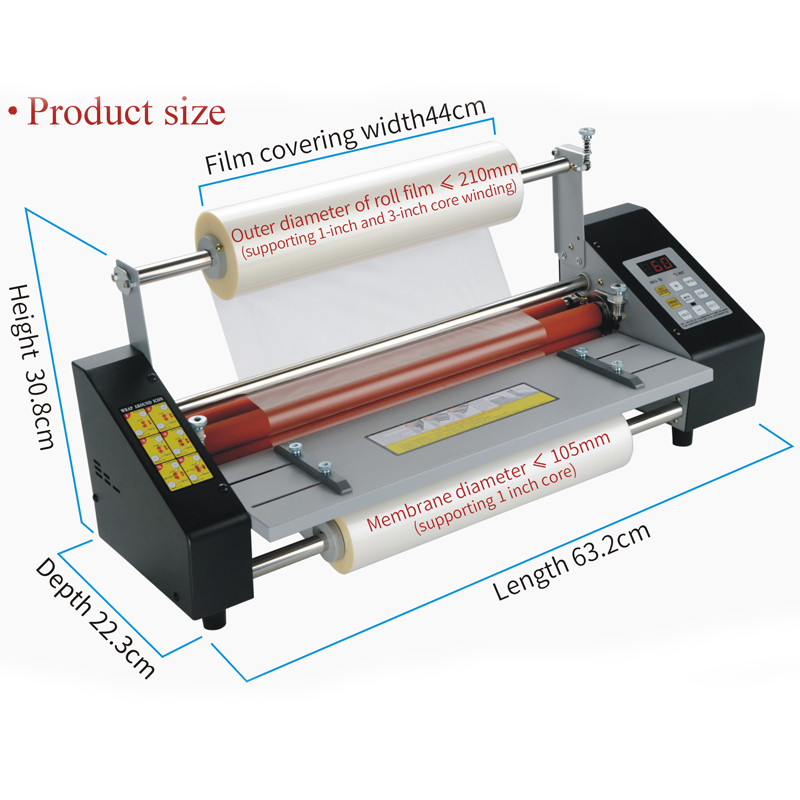 i9460T Hot roll laminating machine A2 Four Rollers Laminator laminator High-end speed regulation thermal laminator 220V