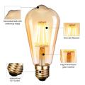 Youool 6Pcs Energy Saving LED Bulbs Lamp Edison Vintage 4W Filament Bulb Screw Edison Led Light Bulbs Warm White AC 110-230V