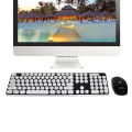 DeepFox 2.4G USB Wireless Keyboard Mouse Combo Mute Mice Keypad Kit Set Multimedia keys For Desktops Laptops Drop Shipping
