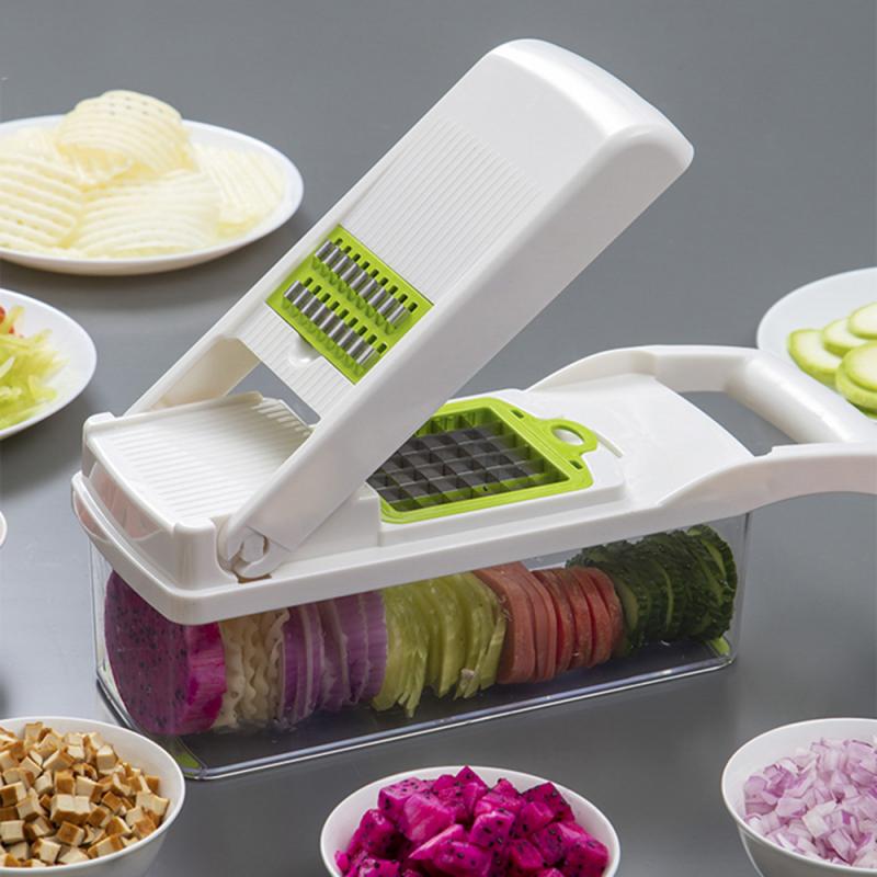 Vegetable Cutter Mandoline Slicer Kitchen Accessories Fruit Cutter Potato Peeler Carrot Cheese Grater Vegetable Slicer Chopper