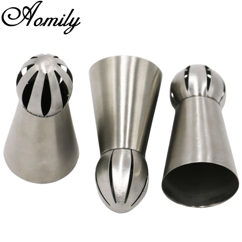 Russian Tips Pastry Cream Steel Stainless Nozzle Icing Piping Set Decorating Cupcake Cakes Baking Tools Moldes Para Reposteria