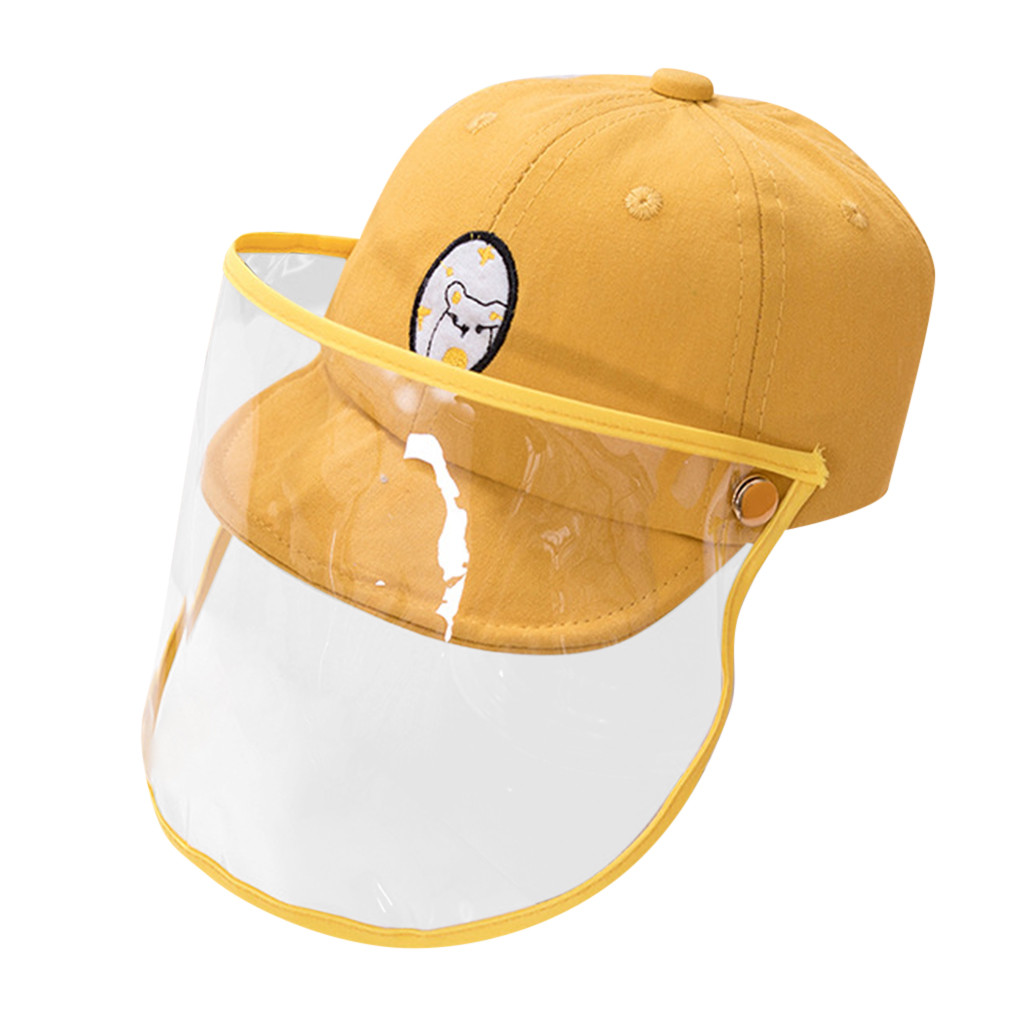 Creative Kids Visors Caps 2020 Anti-spitting Protective Hat Dustproof Cover Kids Boys Girls peaked cap Hat