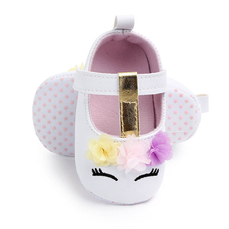 Cute Baby Shoes Animal Flower Newborn Toddler First Walkers Soft Sole Non Slip Spring Autumn Infant Baby Girl Shoes