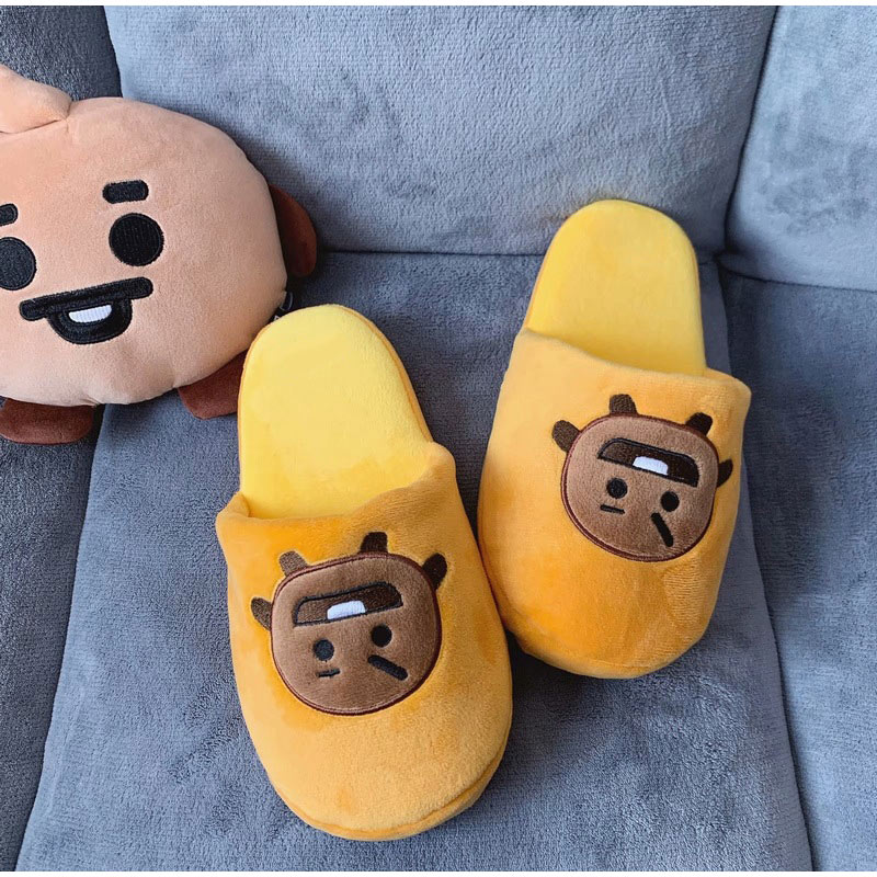 Women Slippers Cute Cartoon Girl Home Plush Shoes Ladies Casual Indoor Shoe Animal Warm Winter Autumn Flat Fashion Style New