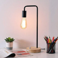 Industrial Style Black Bedroom NIghtstand Lamp