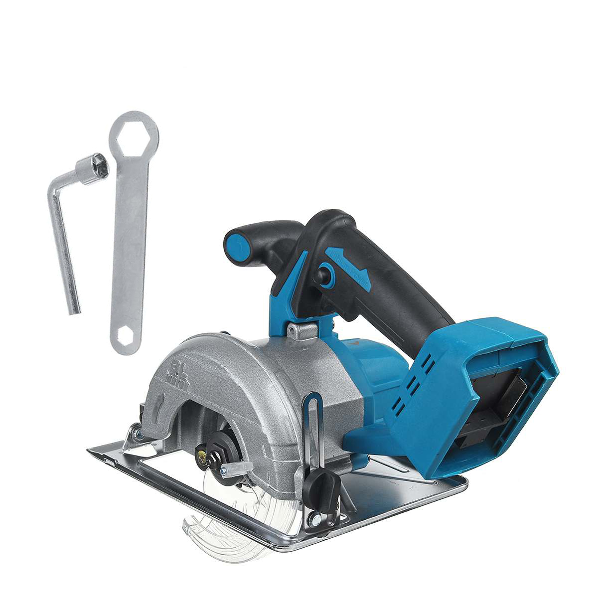 10800RPM 125mm Brushless Electric Circular Wood Cutter Curved Adjustable Circular Saw Cutter Sawing Machine For Makita Battery