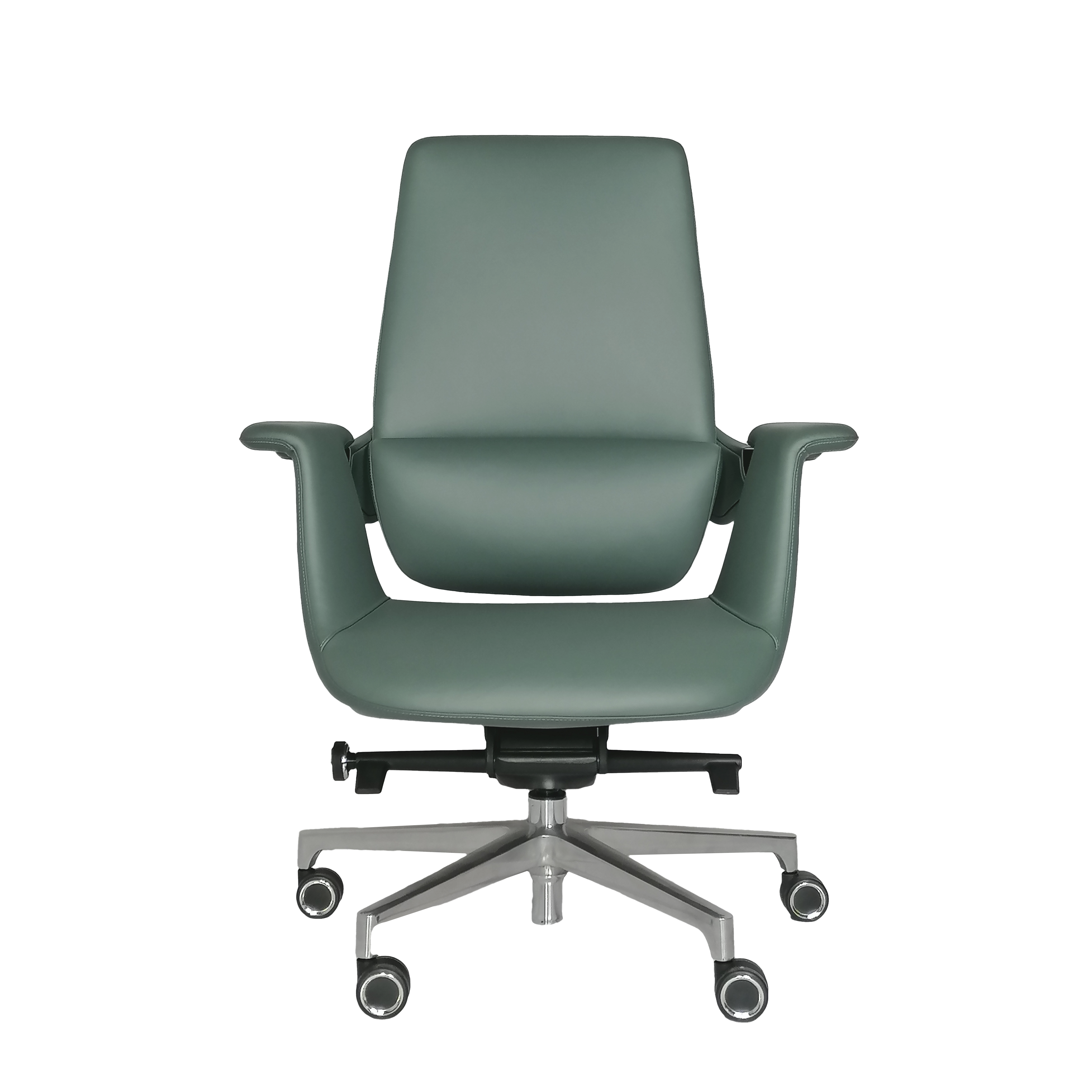 Office Furniture Modern Swivel Executive Ergonomic Rolling Chair Revolving Leather Chair Office Ceo Boss Adjustable Manager PU Leather Office Chair
