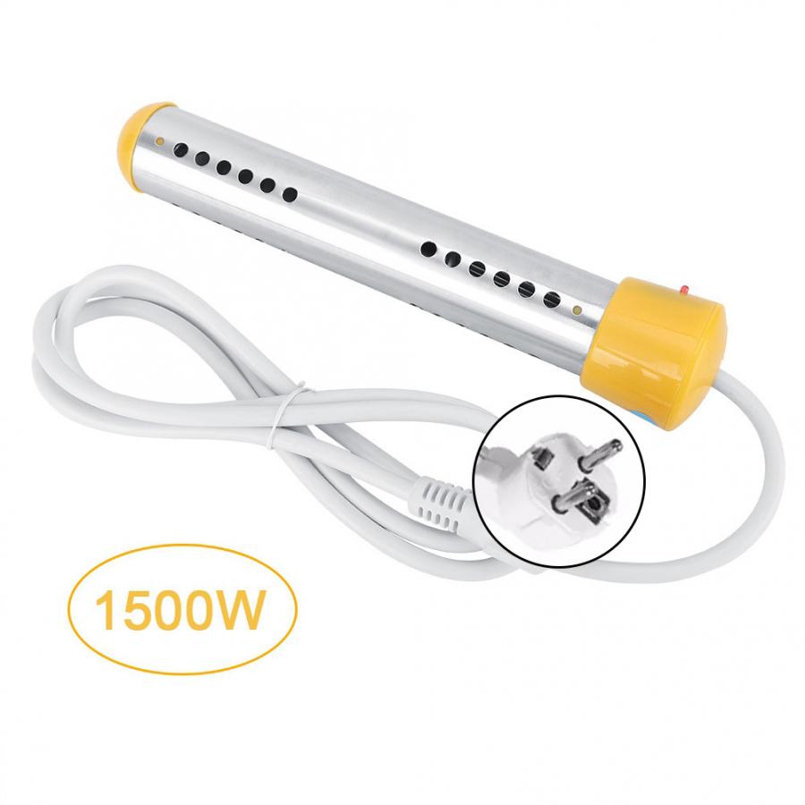 1.5m 220V 1500W Anti-Scald Electric Water Heater Element Mini Boiler Hot Water Coffee Immersion Travel Use