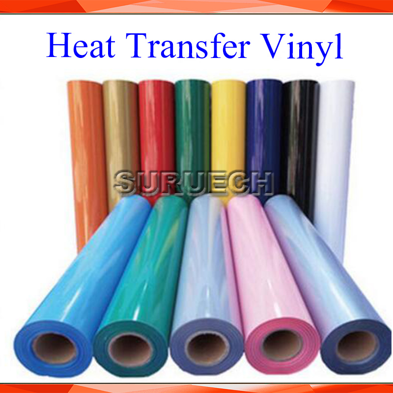 1 Sheet 30cmx100cm (12"x40") PVC Heat Transfer Vinyl Heat Press Machine Cutting Plotter Cutter T-shirt DIY Foil Film